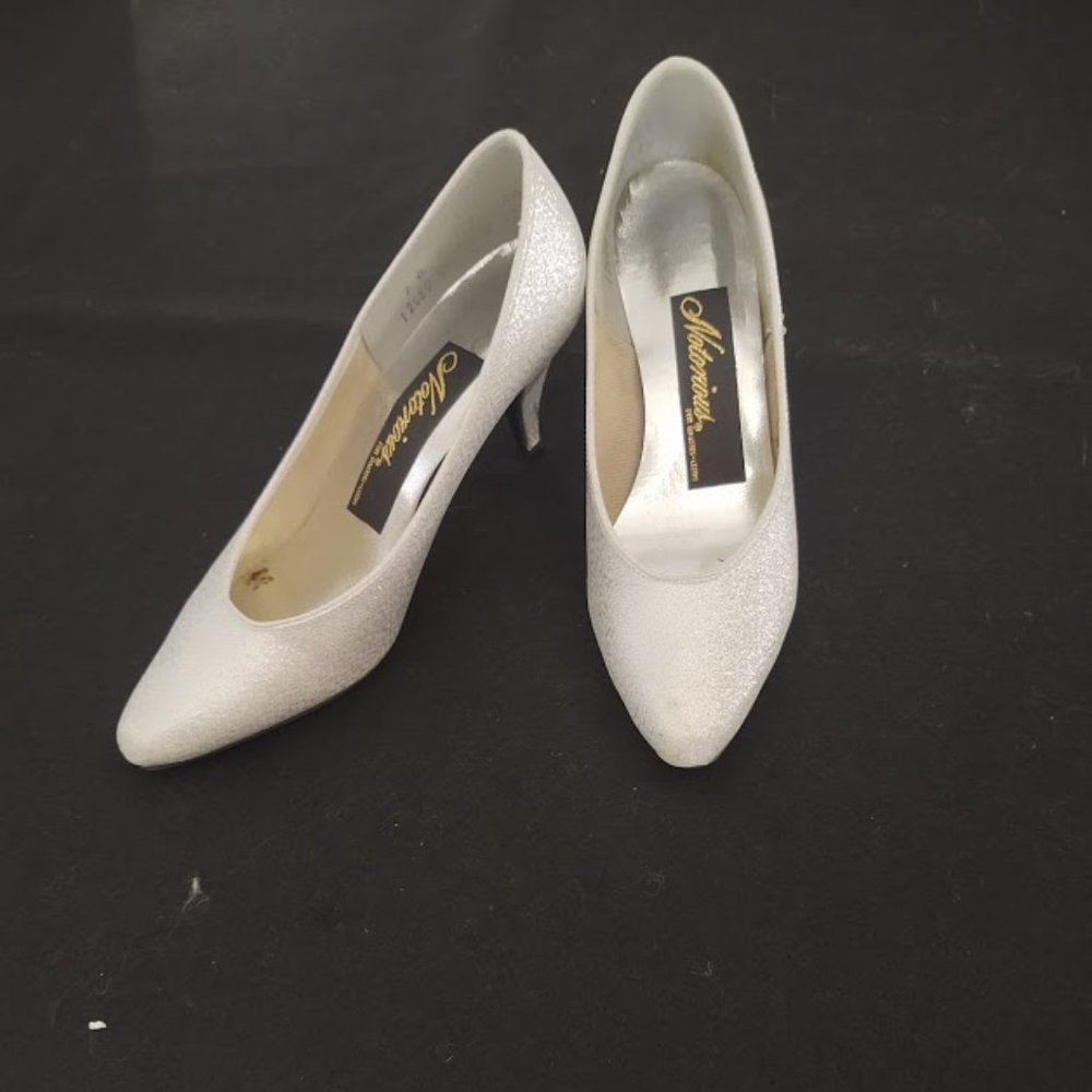 Silver Evening Shoe